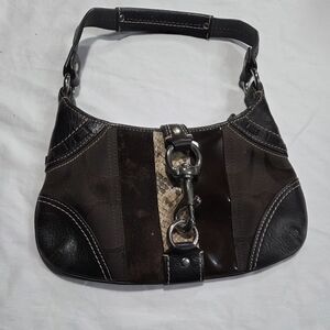 Stylish Dark Brown Women's Coach HandBag